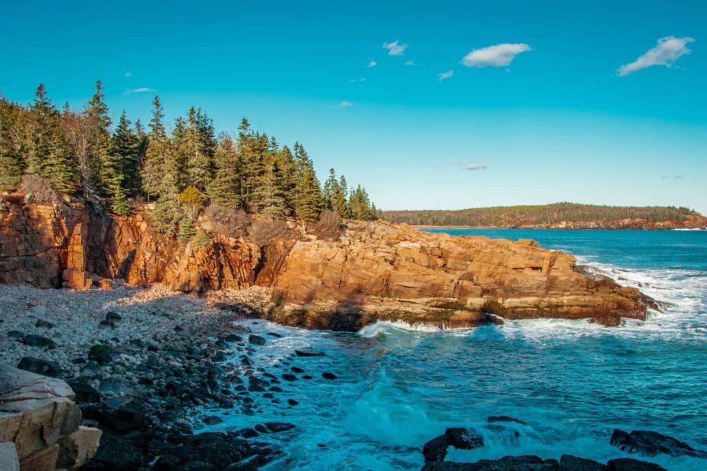 A photo at Acadia National Park. A great destination for spring camping trips